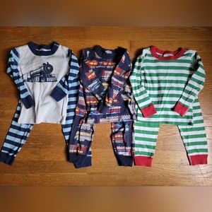 Hanna Andersson Trains and Stripes 90 (3T)